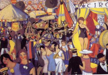 Salvador Dali : Santa creus festival in figueras, the circus